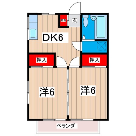 富山マンションの物件間取画像